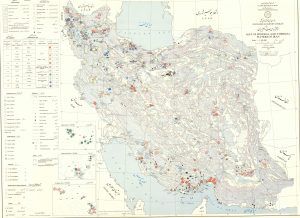 Carte de l'Iran