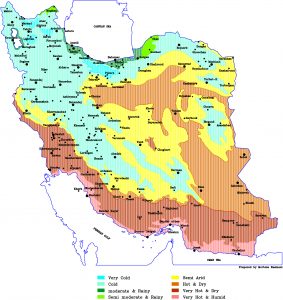 map of Iran